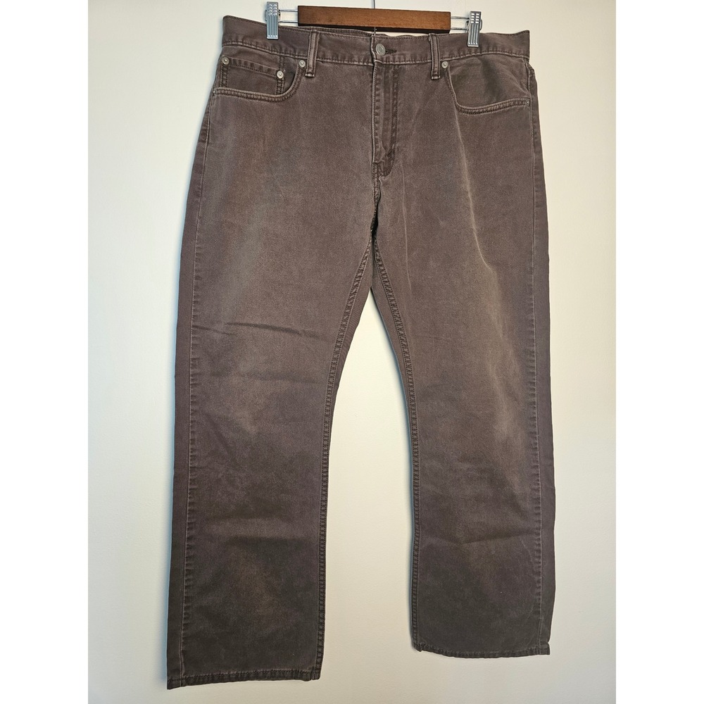 [Earthcore] Levis 514 Straight Fit Pants Mens 36x30 Brown Faded Cotton Denim